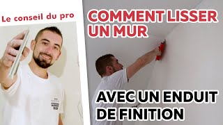 Comment lisser un mur avec un enduit de finition  I Beissier SAS [upl. by Ecirtahs359]