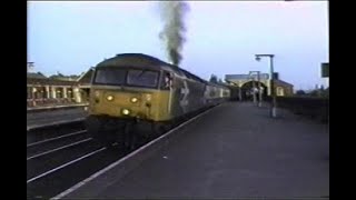 Trains In The 1980s Midland Mainline Last Loco Hauled Years [upl. by Annaitat]