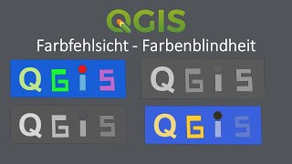 QGIS 328  Farbfehlsichten  Symbolisierung  Im Voransichtsmodus für Farbenlindheit testen [upl. by Ayra238]