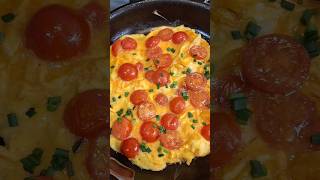 egg with cherry tomatoes quick shortsfeed food yummy [upl. by Valdis]