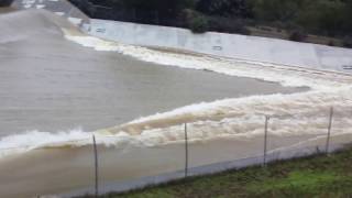 Uvas Reservoir Spillway January 8 2017 [upl. by Stoneman]