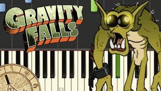 Gravity Falls  Weirdmageddon  Piano Tutorial Synthesia [upl. by Namara]