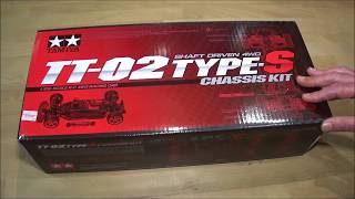 Tamiya TT02 TypeS Unboxing amp Kit Overview [upl. by Alia]