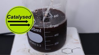 Synthesis of aniline from benzamide using the Hoffman rearrangement reaction [upl. by Namyac]