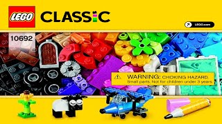 LEGO instructions  Classic  10692  Creative Bricks [upl. by Airbmac154]