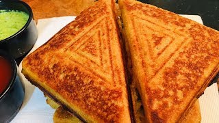 बिना ब्रेड के बनाए टोस्टसैंडविच क्रिस्पी टेस्टी व हेल्दी  Sandwich Without Bread  Healthy Nashta [upl. by Connett]