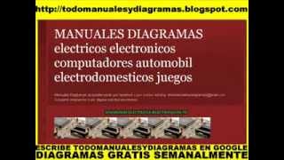 TODO MANUALES Y DIAGRAMAS ELECTRICOS ELECTRONICOS MECANICA COMPUTACION [upl. by Noy]