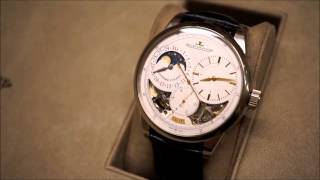 JaegerLeCoultre 6043420 Duometre Quantieme Lunaire ジャガールクルト デュオメトル カンティエーム ルネール [upl. by Ezaria]