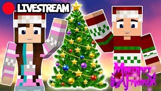 Live DECORANDO PARA O NATAL  Minecraft Fantasia 29 LiveMarmota [upl. by Ardena]