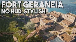 AC Odyssey Fort Geraneia  No HUD Stylish [upl. by Pascoe685]