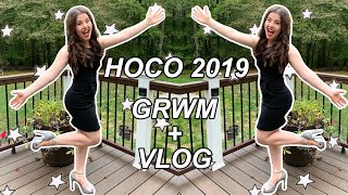 SENIOR HOCO GRWM  VLOG 2019  Carrie Walker [upl. by Claribel770]