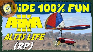 ALTIS LIFE  DELTAPLANE ACTIVITÉ  BAPTÊME   ARMA 3 MOD [upl. by Lokkin450]