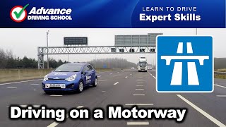 Driving on a Motorway  Learn to drive Expert skills [upl. by Evoy714]