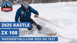 2025 Kastle ZX 108  SkiEssentialscom Ski Test Review [upl. by Ateuqirne]