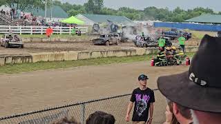 Preble County Fair  Junior mini street stock 72924 [upl. by Asiat]