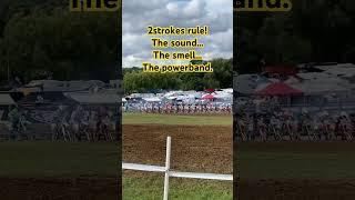 Motocross start Vets MXdN Farleigh Castle 2022 vetsmxdn 2stroke [upl. by Hy]