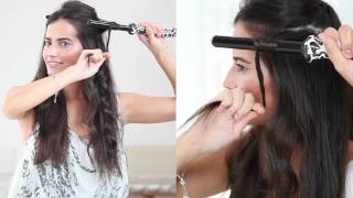 Create Loose Curls with the Amika 19mm Tourmaline Curler [upl. by Nanete]