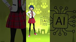 Miraculous characters as AI Part 3  ladybug catnoir miraculous [upl. by Blanca]