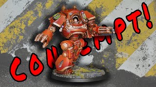 How To Paint A Contemptor Dreadnought Including Freehand [upl. by Hctub990]