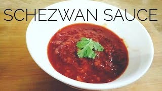 HOW TO MAKE HOMEMADE SCHEZWAN SAUCE  CHINESE SAUCE  5 MIN RECIPE [upl. by Portland]