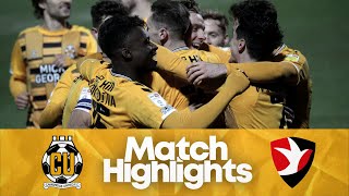 Match Highlights  Cheltenham Town 05 Cambridge United [upl. by Groscr]