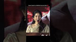 Sai pallavi Speech [upl. by Didi]