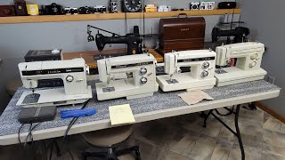 SEARS KENMORE 158 SERIES SEWING MACHINES PURCHASED FOUR TO REVIEW [upl. by Pedroza]