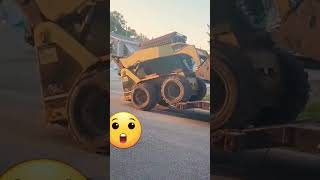 Skid Steer Loading Fail equipment heavyequipment [upl. by Wilkie]