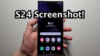 How to Screenshot amp Long Screenshot  Samsung Galaxy S24  S24  S24 Ultra [upl. by Ael]