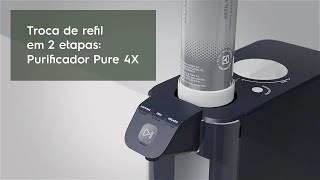 Como Trocar o Refil do Purificador de Água PURE 4X  Electrolux Ajuda [upl. by Gentilis]