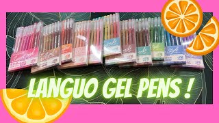 Presenting Languo Gel Pens  Mini Review and Thoughts 💭 [upl. by Erie]