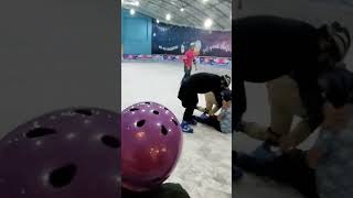 Funny Ice Skating Fails 🤣 arena skating trynottolaugh ytshorts [upl. by Adnolat]