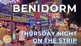 Benidorm  The Strip on Thursday Night [upl. by Corvin]