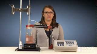 Demonstration Principles of Manual Titration Determination of Acidity in Orange Juice [upl. by Adnahsam]