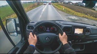 New Opel Movano 2020  4K POV Test Drive 401 Joe Black [upl. by Nodnnarb]