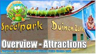 😀Overview of Theme Park🎡Duinen Zathe Appelscha🎢Speelpark Pretpark Verkeers en Attractiepark [upl. by Eimile]