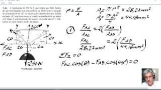 144  Resistência dos Materiais  R C Hibbeler  7ª edição [upl. by Francie]