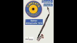 Selmer Altklarinette  1974 altoclarinet clarinet instrumental [upl. by Ariadne650]