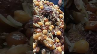 Chana mewa deegi beef pulao food peshawripulao beefpulao foodp [upl. by Rabin]