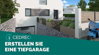 Tutorial Wie erstellt man eine Tiefgarage in Cedreo [upl. by Laraine]