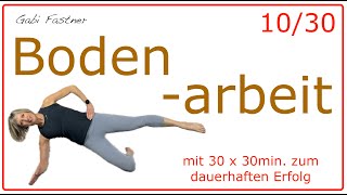 1030 🍓30 min Bodenarbeit  intensives Mattentraining ohne Geräte [upl. by Evy]