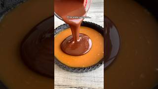 Amazing Halloween chocolate tart idea easyrecipe shorts [upl. by Elvah730]