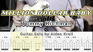 MILLION DOLLAR BABY  Tommy Richman Aiden Kroll cover Guitar TABS [upl. by Tamqrah27]