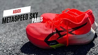 Asics Metaspeed Sky Paris Race Day Review Best Marathon Shoe [upl. by Dolley208]