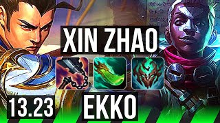 XIN ZHAO vs EKKO JNG  12210 Rank 9 Xin Dominating  KR Challenger  1323 [upl. by Tamarah610]