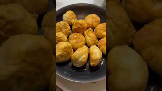 Fry dumplingsjohnny cake shorts homemade [upl. by Legnaros]