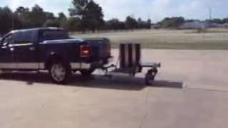 Swivel Wheel Trailer backs up Easily No JackKnifing [upl. by Saberhagen597]