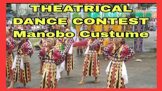 THEATRICAL DANCE CONTEST MANOBO CUSTUME [upl. by Stichter28]