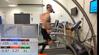 VO2max Treadmill Test University of Central Lancashire [upl. by Goss526]