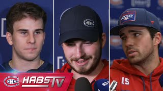 Dach Newhook  more Habs address the media at training camp  FULL PRESS CONFERENCES [upl. by Aneeram]